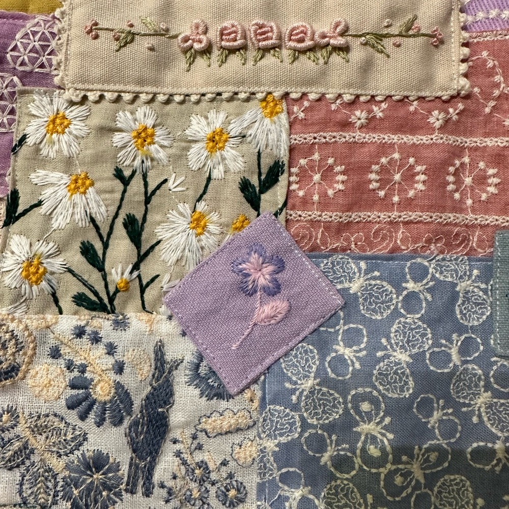 Handmade patch tote - Picture 6 of 7
